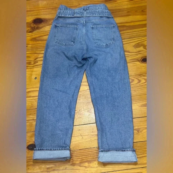 AGOLDE Reworked 90’s Belted Denim Jean in Women’s Sz 26 - Picture 5 of 8